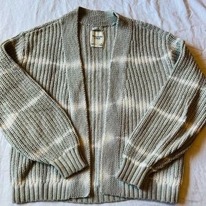 NWOT Abercrombie cropped tie dye cardigan